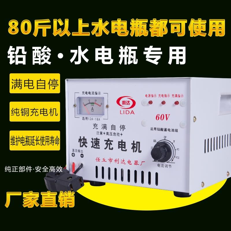 电动三轮车充电机水电瓶48V6电动车充电器