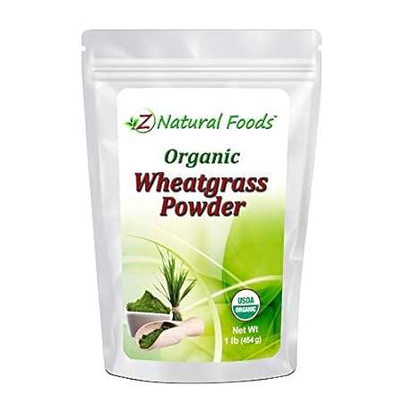 Z Natural Foods Organic Wheatgrass Powder， Green Superfoo