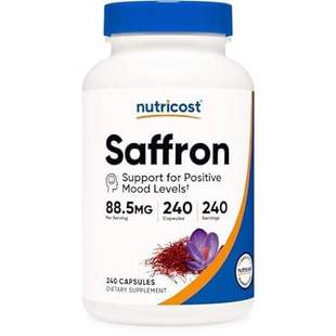 240 Extract Nutricost 88.5mg Veggie Saffron Capsules