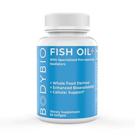 BodyBio Fish Oil+ with Specialized Pro-resolving Mediator
