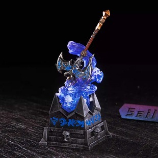 魔兽世界周边原创键帽橙斧影之哀伤武器个性 创意礼物键盘帽