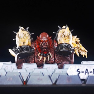 魔兽世界周边礼物原创键帽地狱吼叫个性艺术创意小吼键帽魔兽摆件