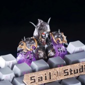 魔兽世界周边原创键帽希尔瓦娜斯风行者个性 创意键盘帽艺术礼物