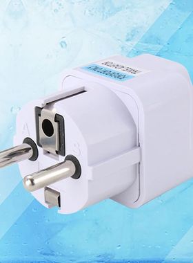 Adaptador de corriente de viaje, convertidor de enchufe euro