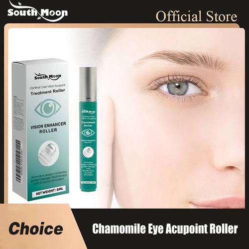 Chamomile Eye Acupoint Serum Roller Bag Remove Relieve Dry P