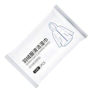 Toallitas de limpieza para chaquetas de plumón, limpiador d
