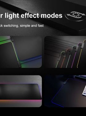Black Myth WuKong RGB Mice Mat, grande teclado LED Mouse Pad
