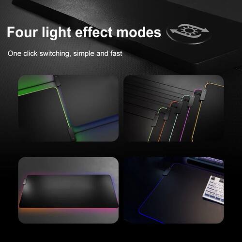 Black Myth WuKong RGB Mice Mat, grande teclado LED Mouse Pad