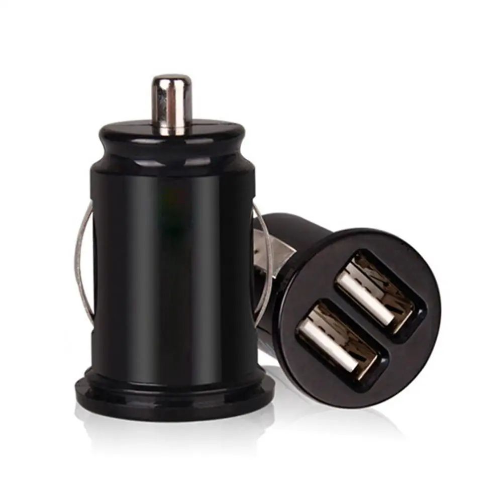 Cargador de coche de carga rápida 3.1A, Mini adaptador de c