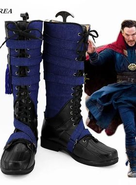 COSREA-Doutor Estranho Sapatos de Cosplay para Homem, Super-