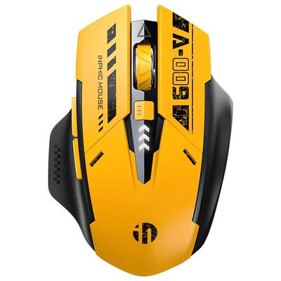 nphy-a9 mouse sem fio, silencioso, recarregável, modo 3, bl