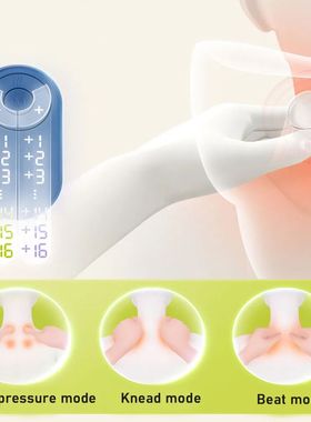 Electric Pluse Neck Massage Pillow Heating Neck Stcher Tract