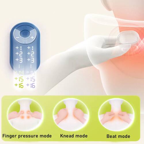 Electric Pluse Neck Massage Pillow Heating Neck Stcher Tract