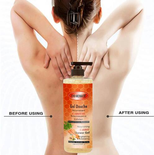 Carrot Scrub Body Wash Deep Cleansing Nourishing Removal Chi