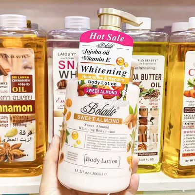 Lo??o Corporal Branqueadora Sweet Almond, Creme Hidratante d