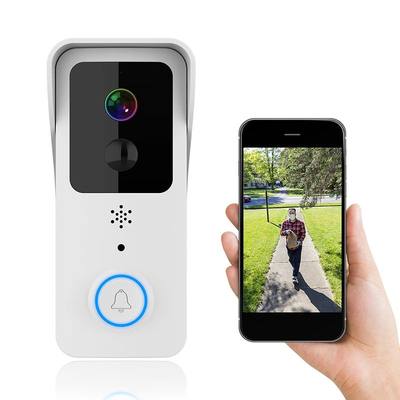 Tuya Smart Home Visual Campainha, Dual WiFi, Campainha ao ar