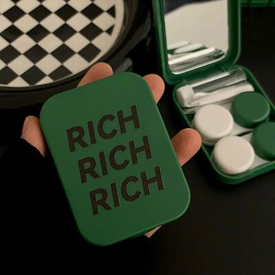 RCH-Contact Lenses Storage Box, Container Lens de Contato, N