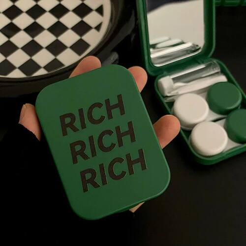 RCH-Contact Lenses Storage Box, Container Lens de Contato, N