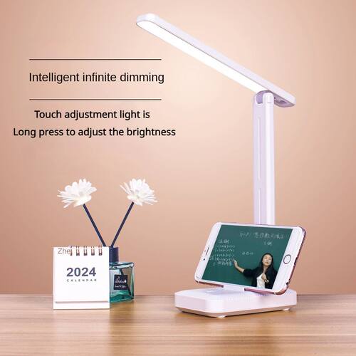 Rechargeable Folding Desk Lamp Eye Protection Touch Dimmable
