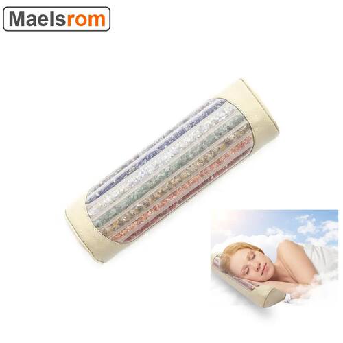 Jade Stone Massage Pillow Tourmaline 7 Colors Ceramic German