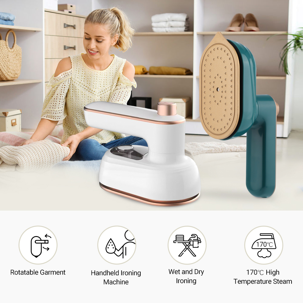 Mini Garment Steamer de m?o, Ferro a vapor, Portátil, Casa,