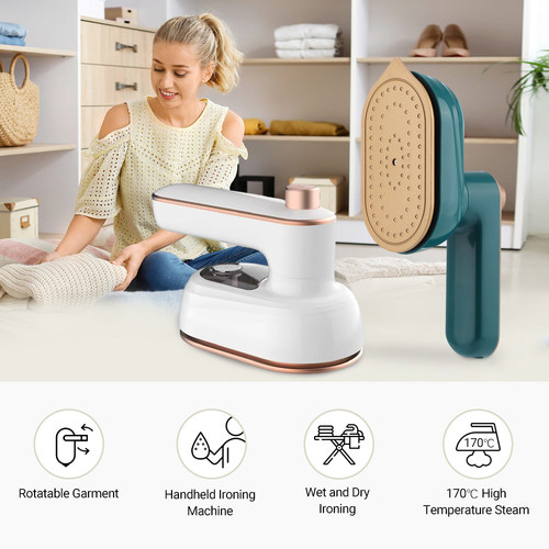 Mini Garment Steamer de m?o, Ferro a vapor, Portátil, Casa,