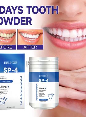 Dentes Whitening Pó Creme dental, Remove manchas de placa,