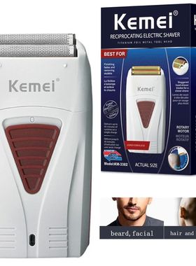 Kemei-Afeitadora eléctrica recargable para hombres, máquin