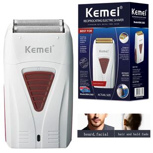 Kemei-Afeitadora eléctrica recargable para hombres, máquin