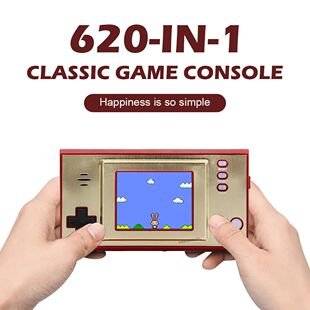 Minireproductor de juegos portátil GB35, 620 juegos clásic