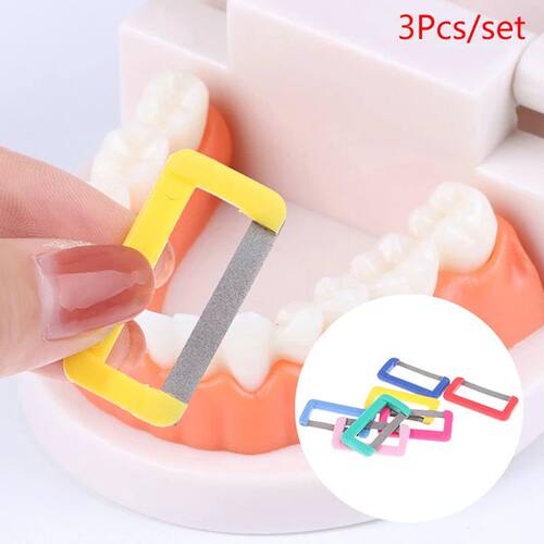 3Pcs Disposable Dental Orthodontic Interproximal Enamel Poli