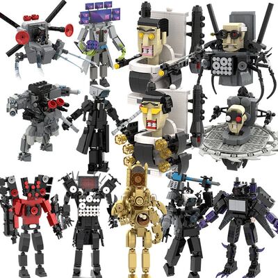 NewMoc Skibidi Toilet Man bloques de construcción Cámara a