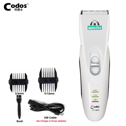 USB Cable (NO Charger) Codos CP6800 Pet Trimmer Rechargeable