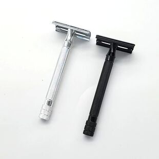 Afeitadora clásica de doble filo para hombres, afeitadora d