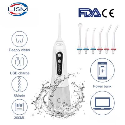 Irrigador Oral USB Recarregável água Flosser Portátil Den
