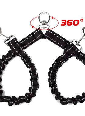 Correa elástica de 2 vías para perro, correa extensible pa