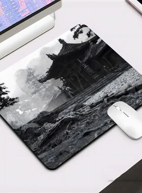 Mito preto Wukong Mouse Pad, almofada de borracha antiderrap