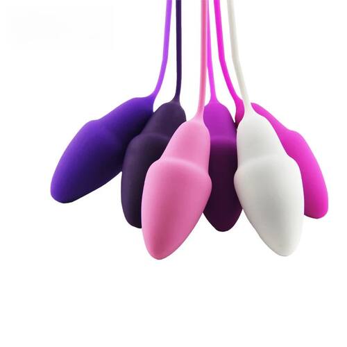 6Piece Medical Silicone Kegel Exercise Set Weighted Pelvic F