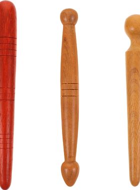 3Pcs Reflexology Foot Sticks Wooden Foot Massage Pen Wood Re
