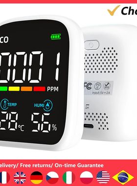 Detector de monóxido de carbono multifuncional, medidor de