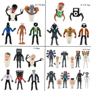 Skibidi Toilet Man Cámara hombre figura TV hombre altavoz h
