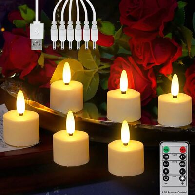 Lampada de vela eletr?nica LED com controle remoto, Flickeri