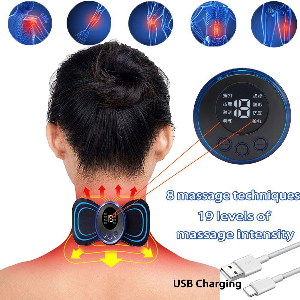 Patch de massagem inteligente para coluna cervical, Ems Inst - 实物图