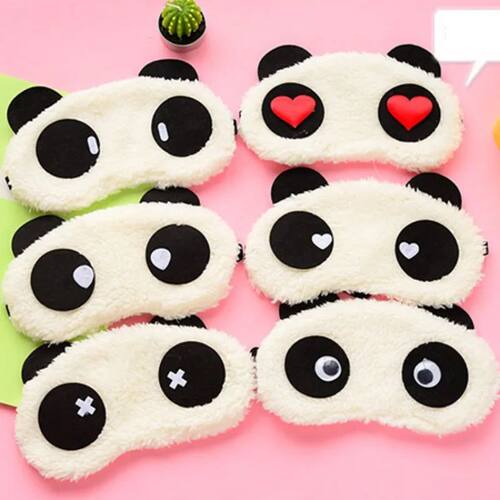 Máscara de olho bonito do luxuoso do panda para dormir, tam