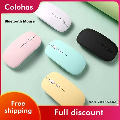 Rato sem fio bluetooth portátil magia silencioso ergon?mico