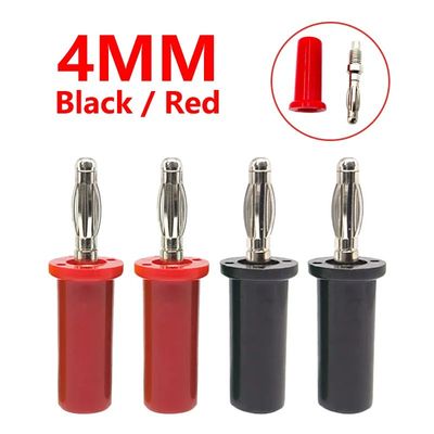 Adaptador de conector eléctrico Banana, conector macho y he