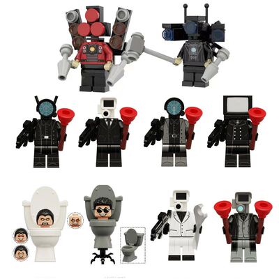 New Mini Skibidi Toilet Man vs Monitor Building Blocks The A