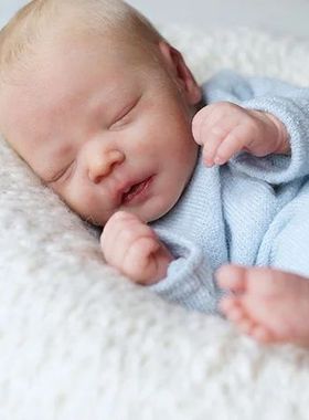 NPK-Kit de mu?eca Reborn para dormir y despertar, 17 pulgada