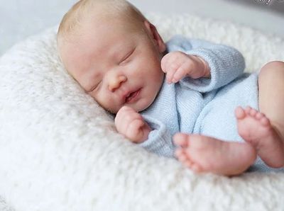 NPK-Kit de mu?eca Reborn para dormir y despertar, 17 pulgada