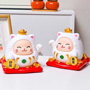 Grande capacidade sorte acenando gato cofrinho economizar di